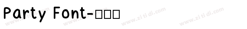 Party Font字体转换